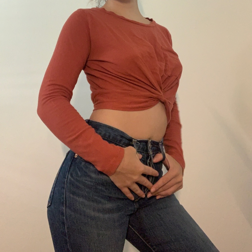 Long Sleeve Crop Top